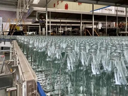 Γραμμή παραγωγής μπουκαλιών από γυαλί Coca Cola