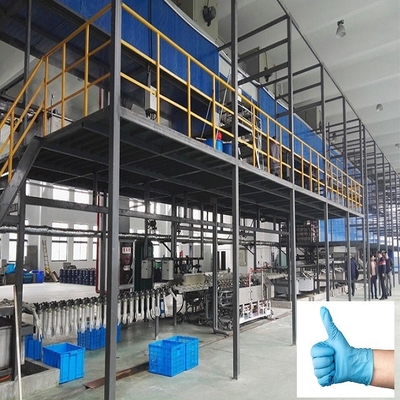 Πτύχωση μανικών γραμμών παραγωγής 220V 380V γαντιών λατέξ του ISO