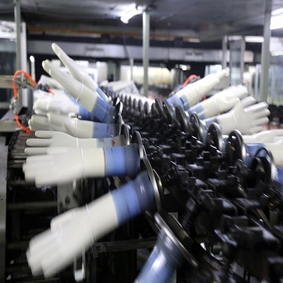Ιατρική γραμμή παραγωγής 220V γαντιών λατέξ υψηλής ταχύτητας