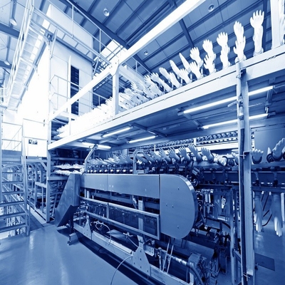 Μίας χρήσης γραμμή παραγωγής 220V 50HZ γαντιών λατέξ PE
