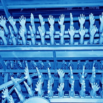 380V ιατρική εξέταση Λατέξ ηλεκτρικό γάντι κατασκευής μηχανή