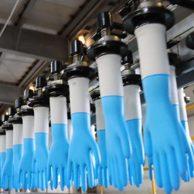 21KW μίας χρήσης γραμμή παραγωγής 3000 X 100 X 1200mm γαντιών λατέξ