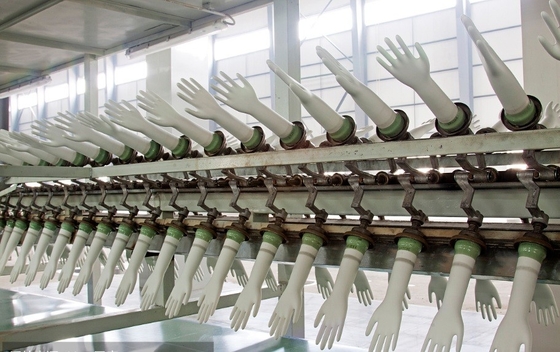 Μηχανή κατασκευής γάντι από νιτρίτη 100KW Επαναστατική διαδικασία κατασκευής