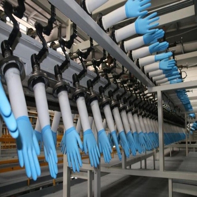 Ιατρική γραμμή παραγωγής 220V γαντιών λατέξ υψηλής ταχύτητας