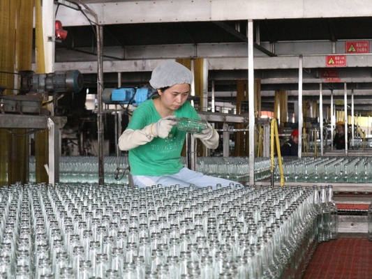 Γραμμή παραγωγής μπουκαλιών από γυαλί Coca Cola