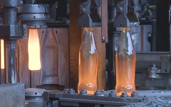 Γραμμή παραγωγής μπουκαλιών από γυαλί Coca Cola